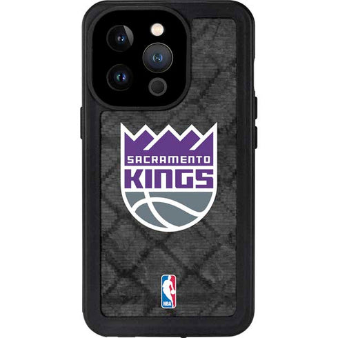 NBA Sacramento Kings Blast Rust iPhone 15 Pro Waterproof Case